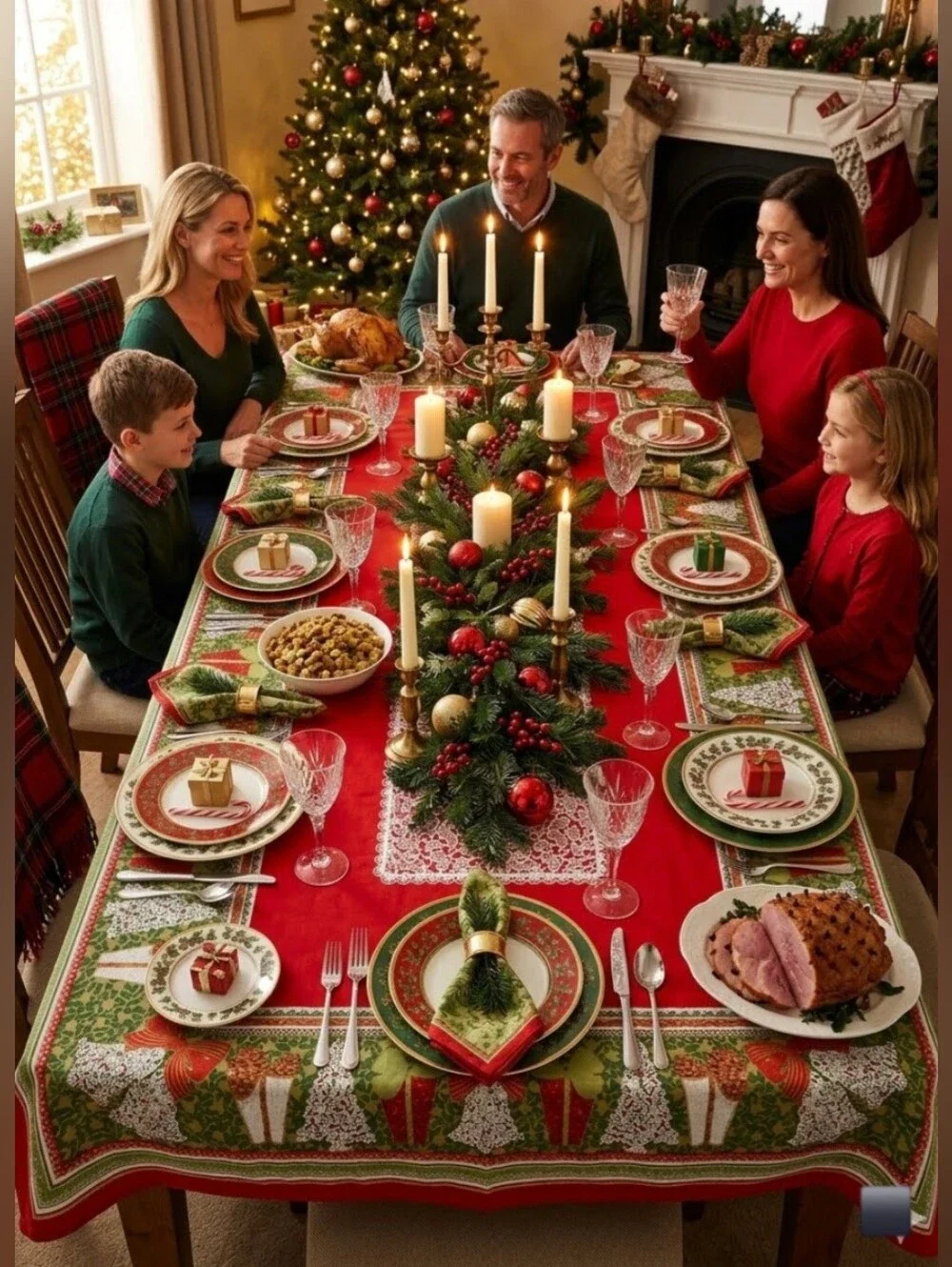 CHRISTMAS TABLECLOTH